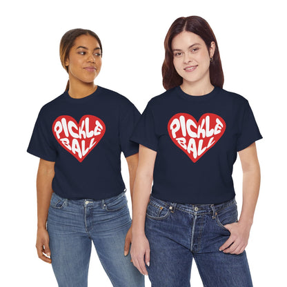 HEART PICKLEBALL 5 - Pickleball (Basic Tee)