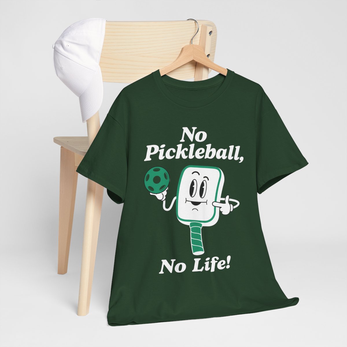 NO PICKLEBALL, NO LIFE - Pickleball (Basic Tee)