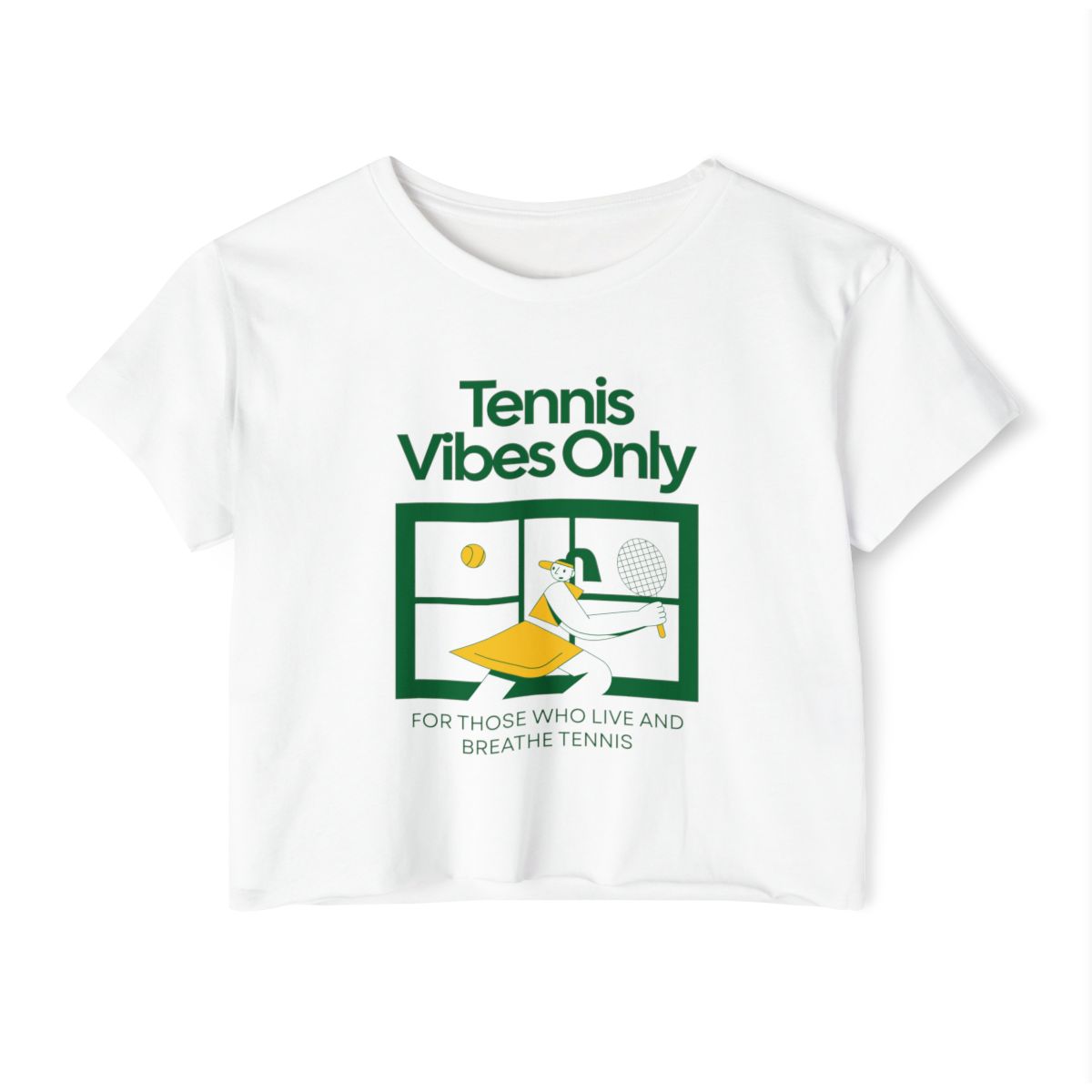 TENNSI VIBES ONLY - Tennis Crop Top