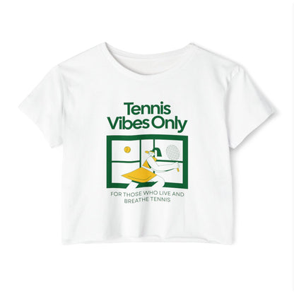 TENNSI VIBES ONLY - Tennis Crop Top