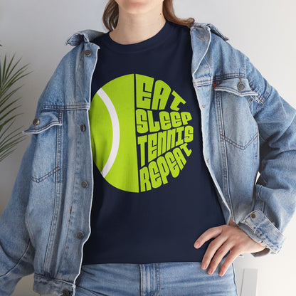 EAT SLEEP 2 - Tennis Basic Tee