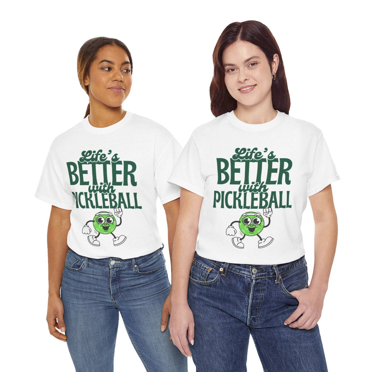 LIFE'S BETTER W/ PICKLEBALL 2 - Pickleball (Basic Tee)