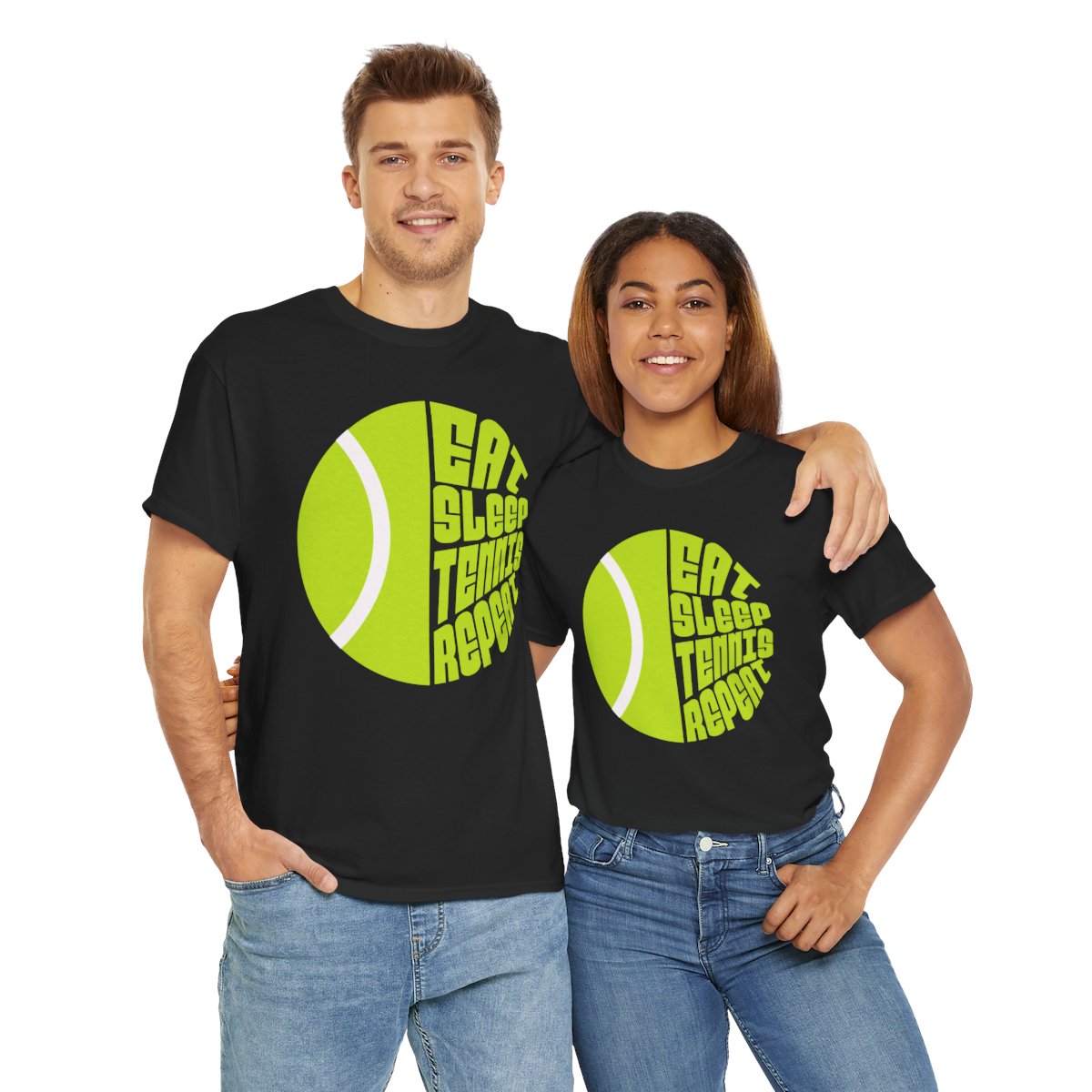 EAT SLEEP 2 - Tennis Basic Tee