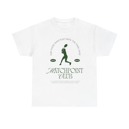 MATCH POINT 7 - Tennis Basic Tee
