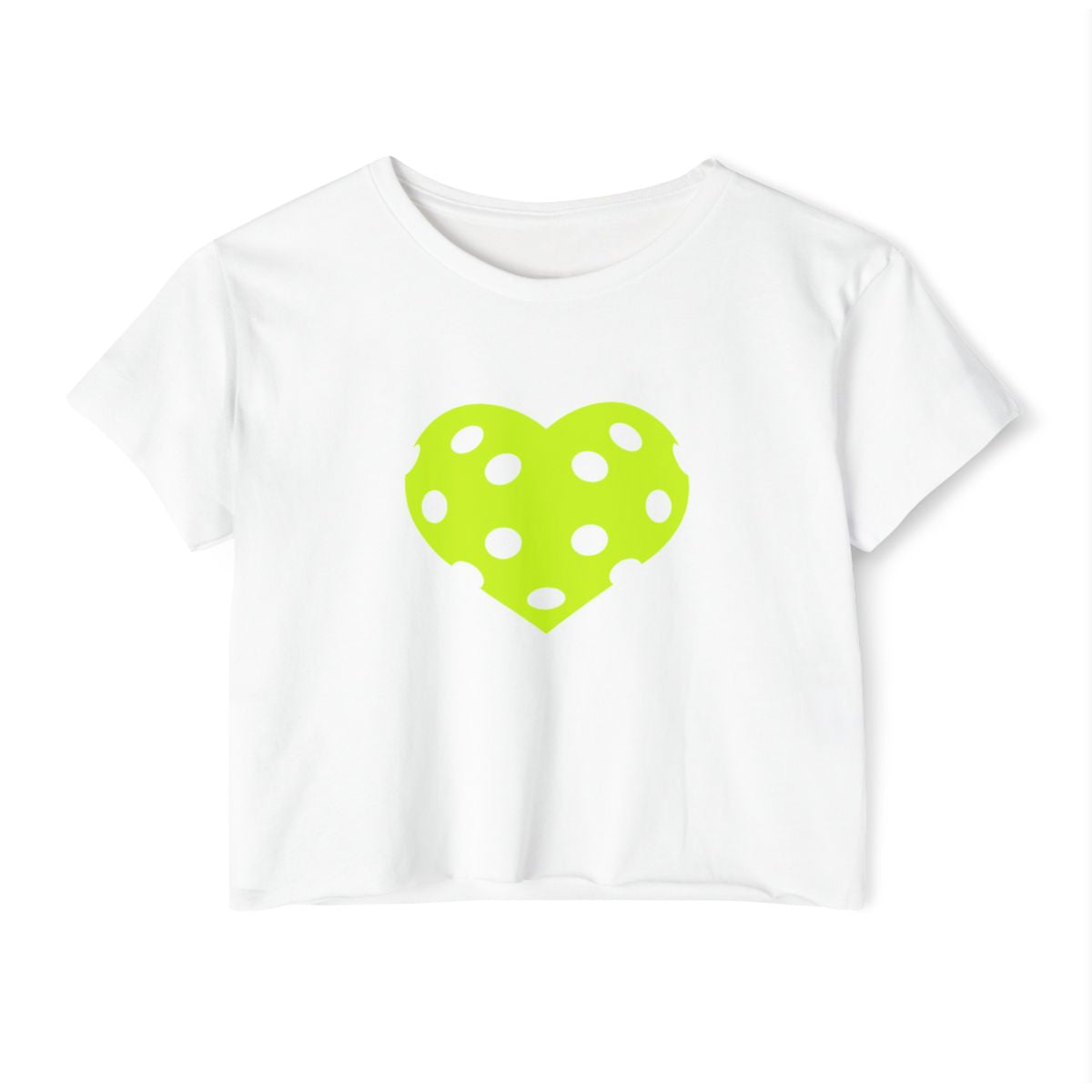 HEART PICKLEBALL 1 - Pickleball (Crop Top)