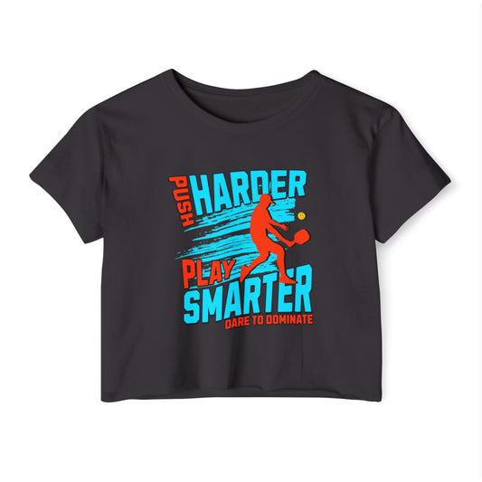 PUSH HARDER - Pickleball (Crop Top)