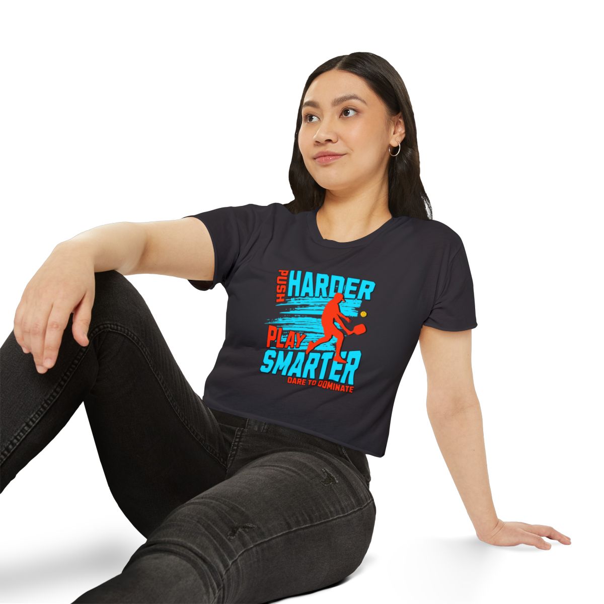 PUSH HARDER - Pickleball (Crop Top)