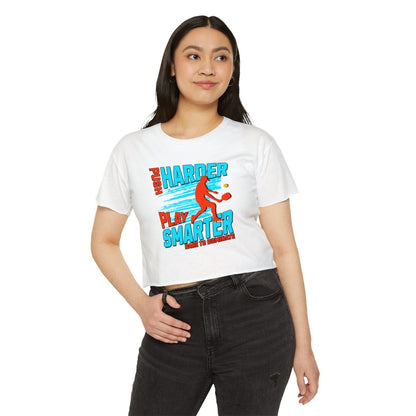 PUSH HARDER - Pickleball (Crop Top)