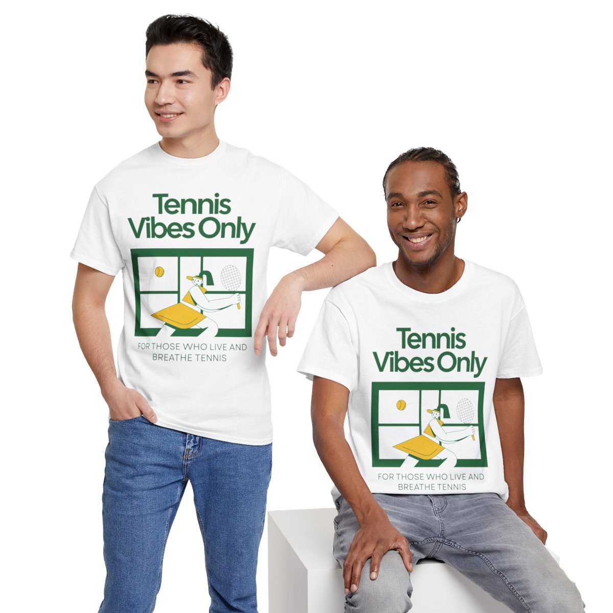 TENNIS VIBES ONLY - Tennis Basic Tee