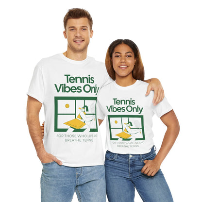TENNIS VIBES ONLY - Tennis Basic Tee