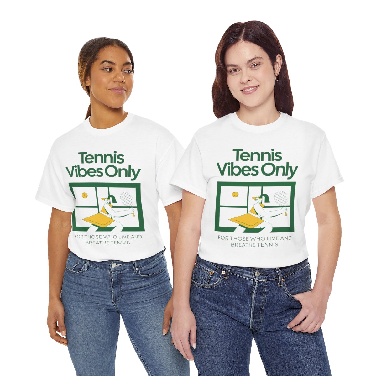 TENNIS VIBES ONLY - Tennis Basic Tee