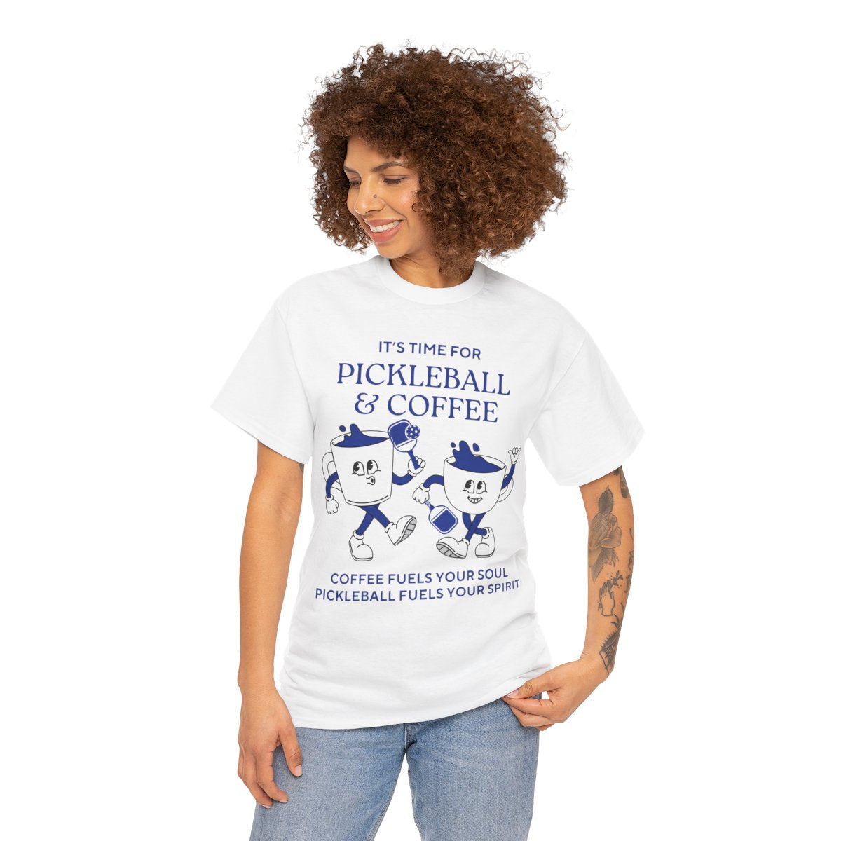 COFFEE & PICKLEBALL 3 - Pickleball (Basic Tee)