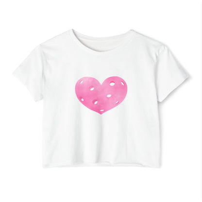 HEART PICKLEBALL 2 - Pickleball (Crop Top)