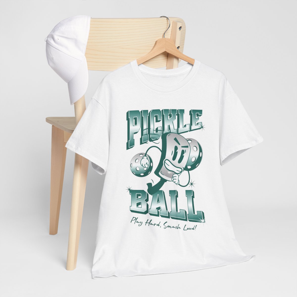 PLAY HARD - Pickleball (Basic Tee)