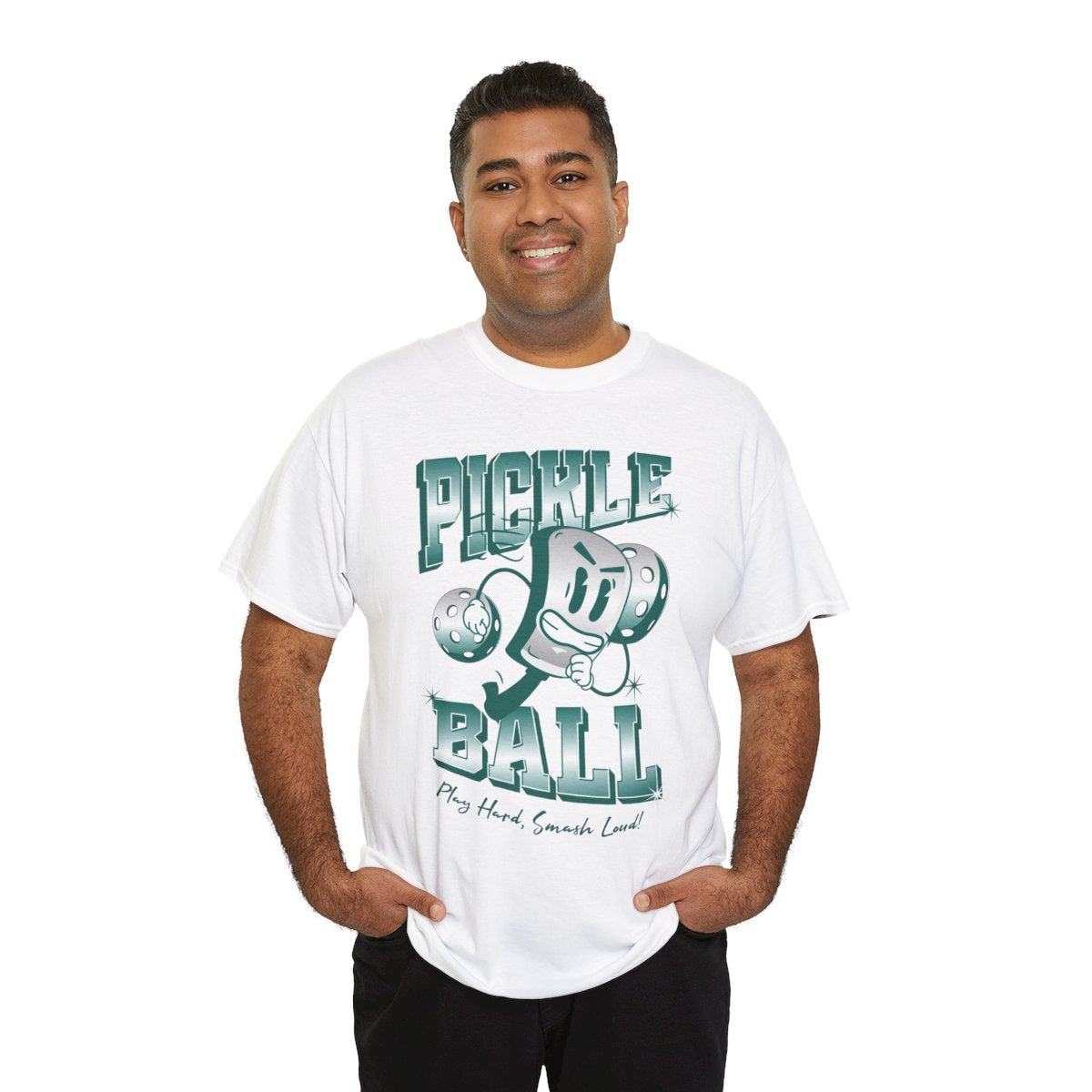 PLAY HARD - Pickleball (Basic Tee)