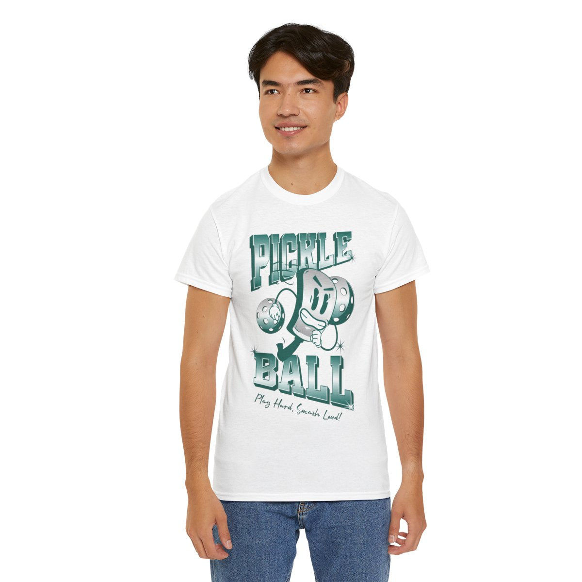 PLAY HARD - Pickleball (Basic Tee)