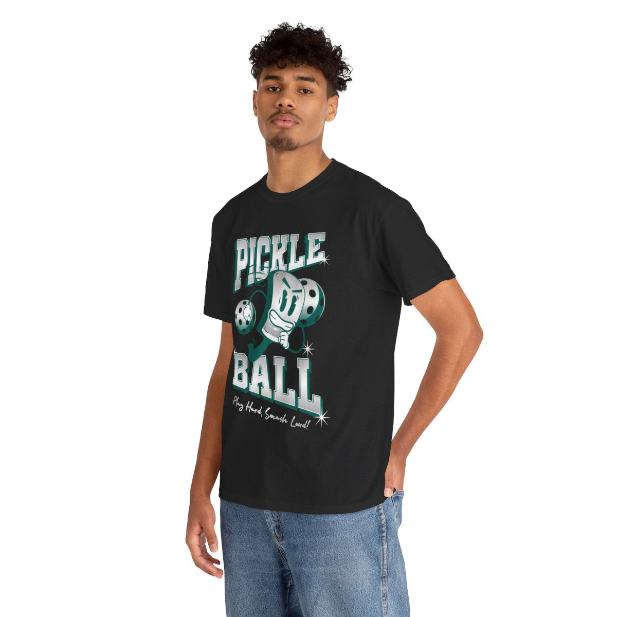 PLAY HARD - Pickleball (Basic Tee)
