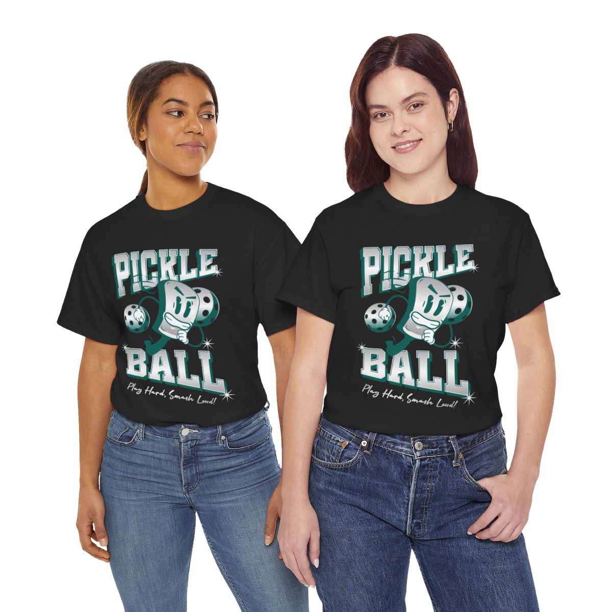 PLAY HARD - Pickleball (Basic Tee)