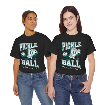 PLAY HARD - Pickleball (Basic Tee)