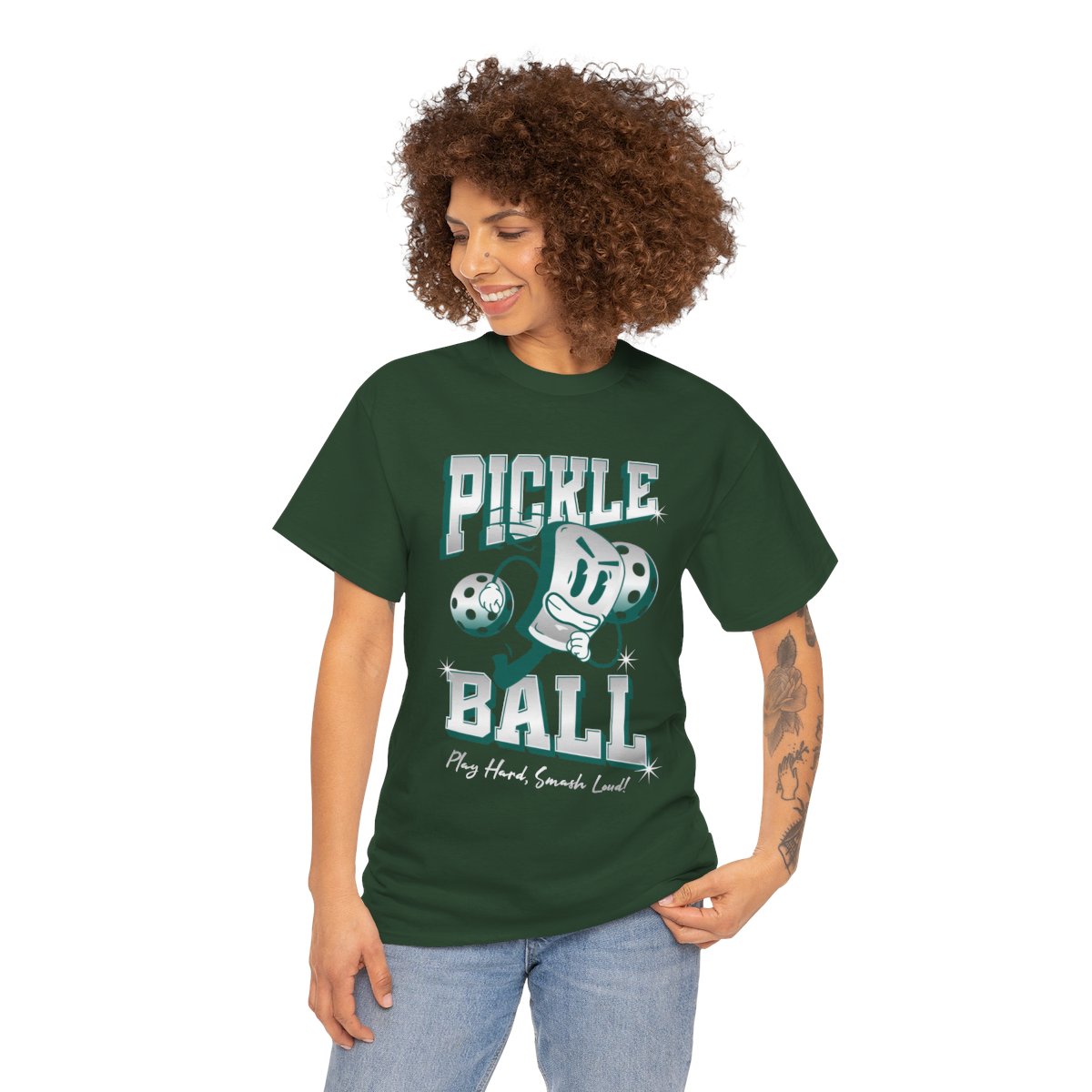 PLAY HARD - Pickleball (Basic Tee)