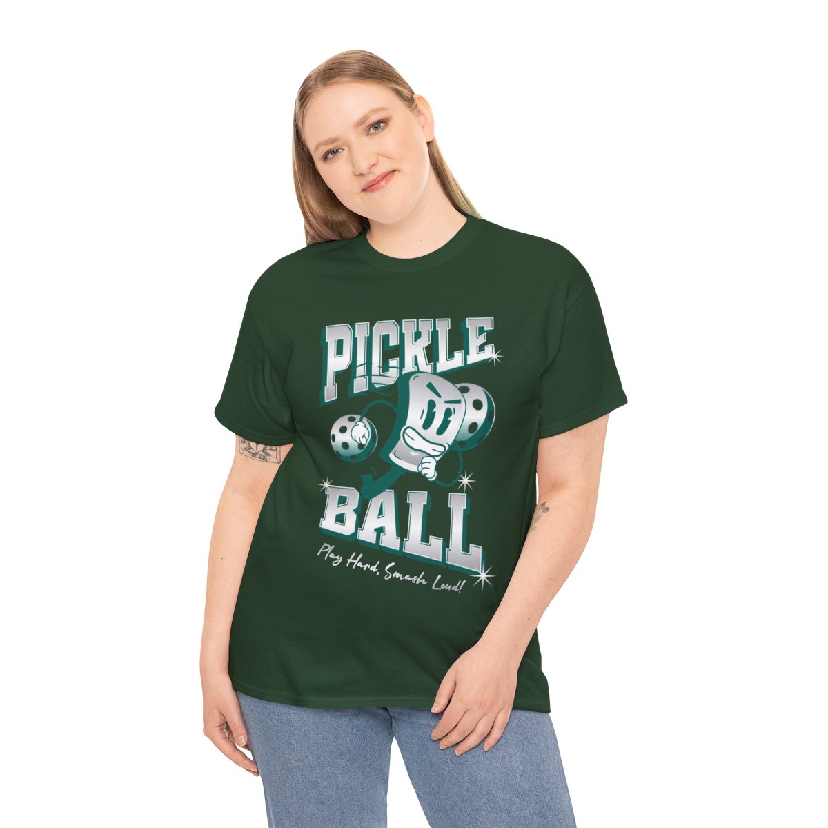 PLAY HARD - Pickleball (Basic Tee)