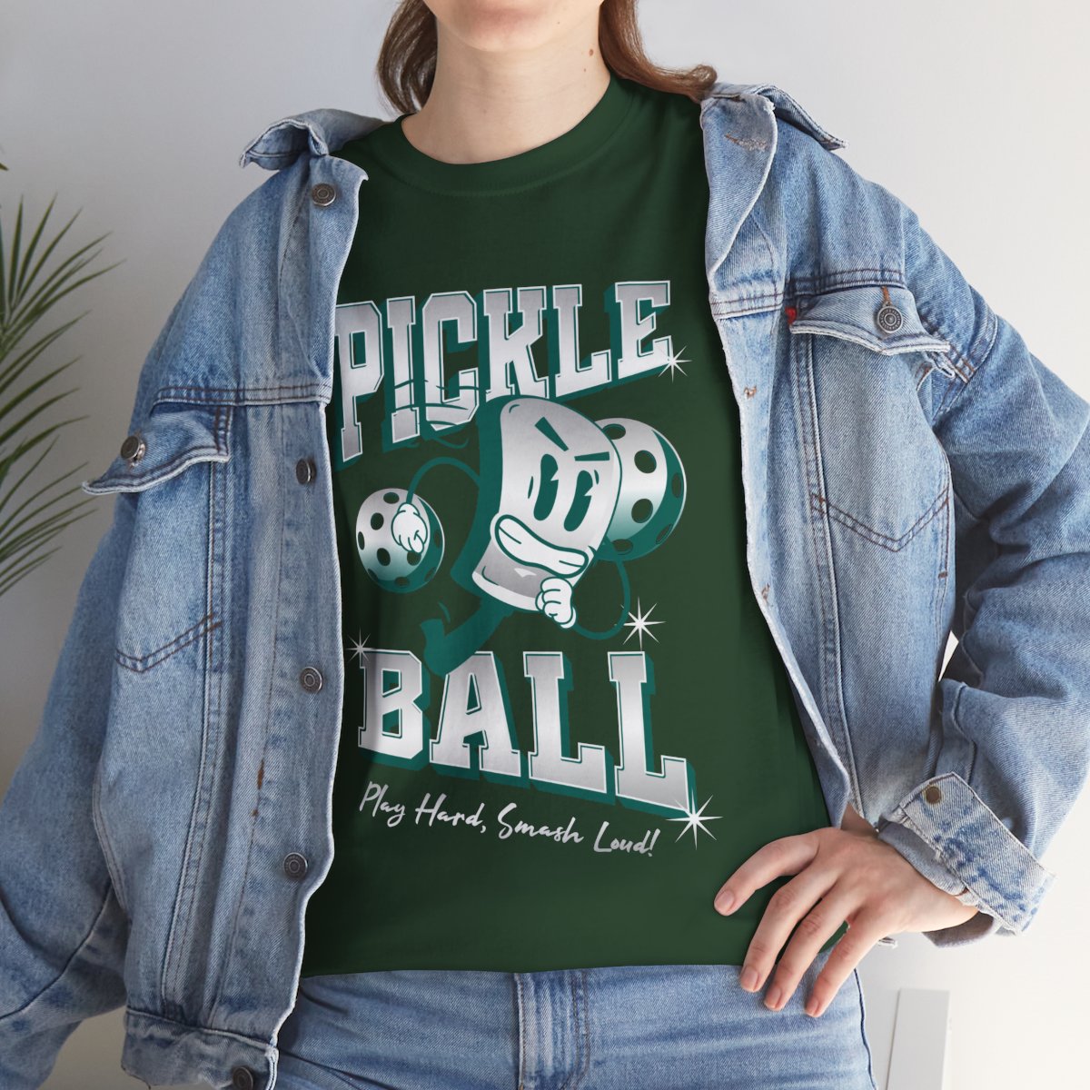 PLAY HARD - Pickleball (Basic Tee)
