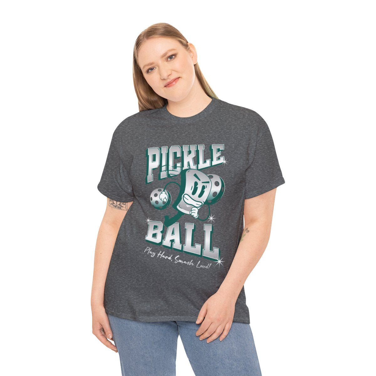 PLAY HARD - Pickleball (Basic Tee)