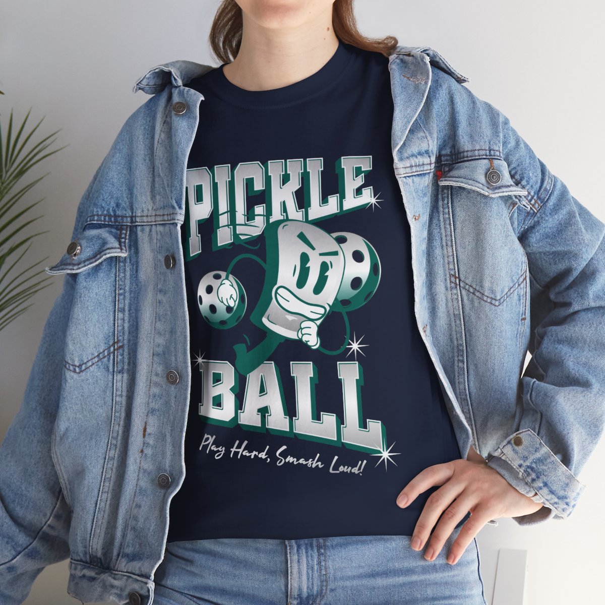 PLAY HARD - Pickleball (Basic Tee)