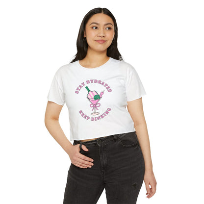 STAY HYDRATED - Pickleball (Crop Top)