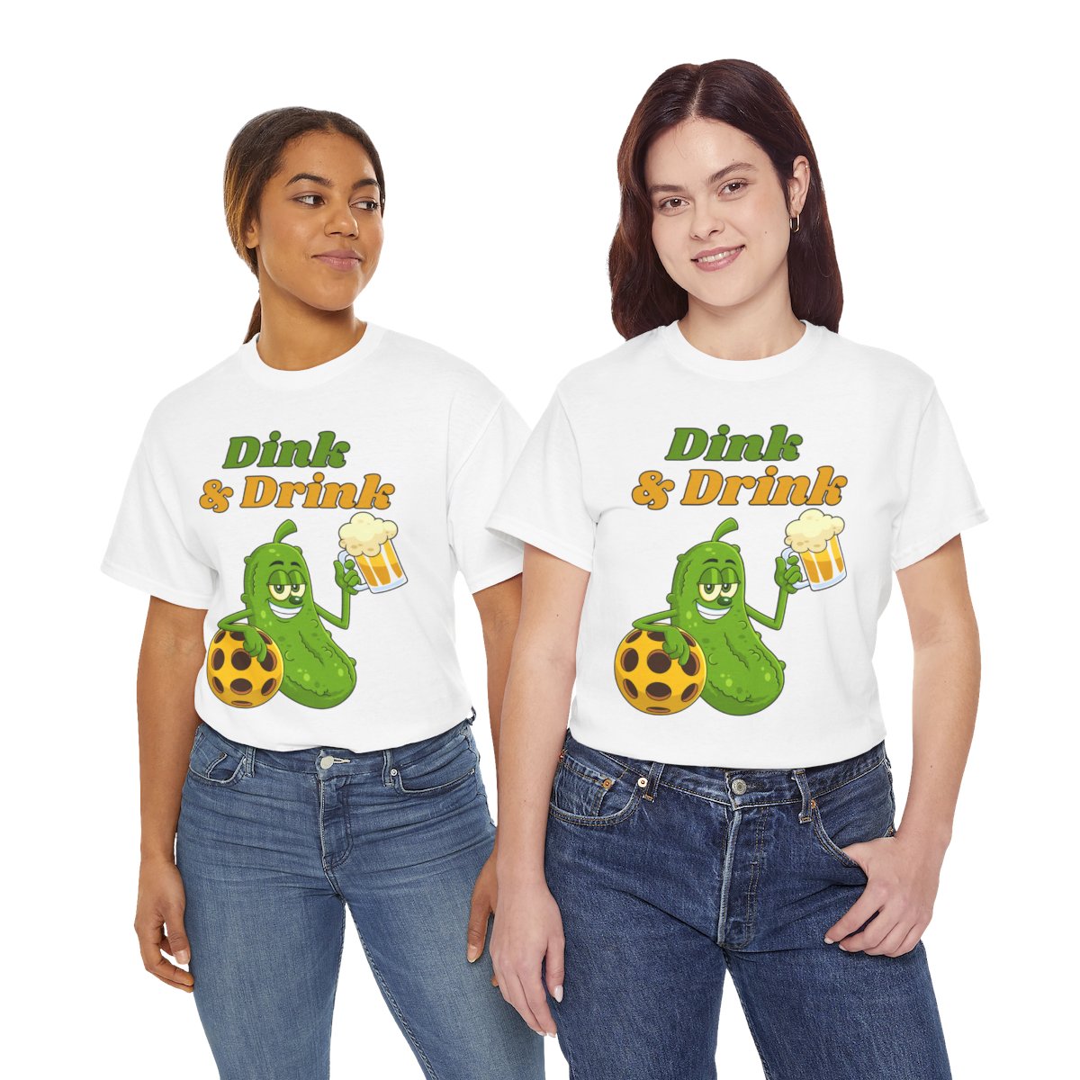 DINK & DRINK - Pickleball (Basic Tee)