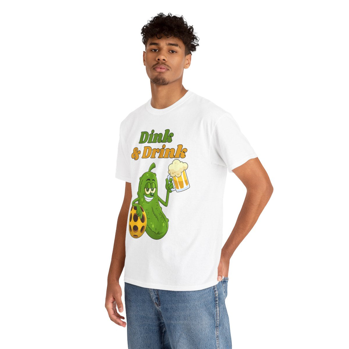 DINK & DRINK - Pickleball (Basic Tee)