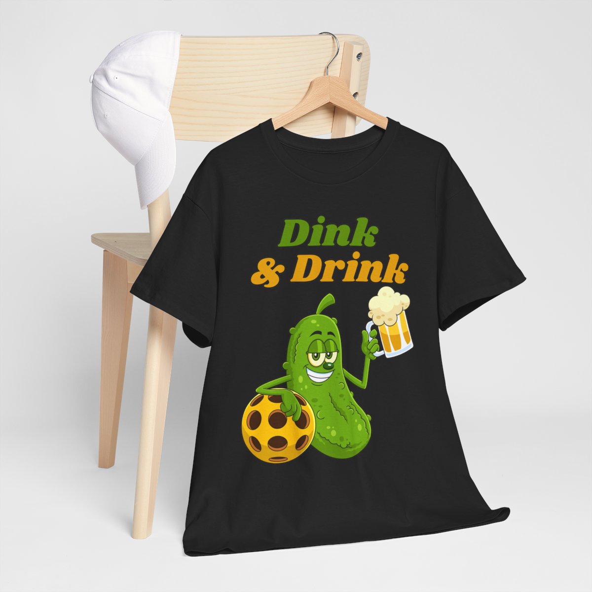 DINK & DRINK - Pickleball (Basic Tee)
