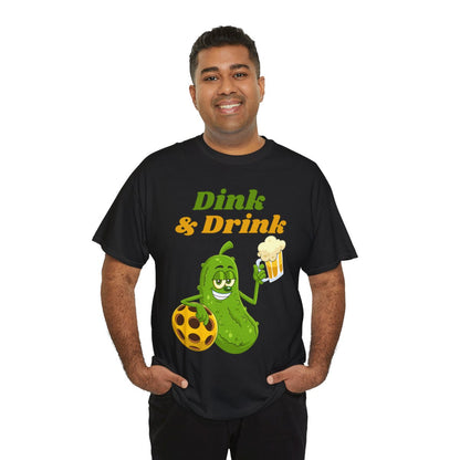 DINK & DRINK - Pickleball (Basic Tee)