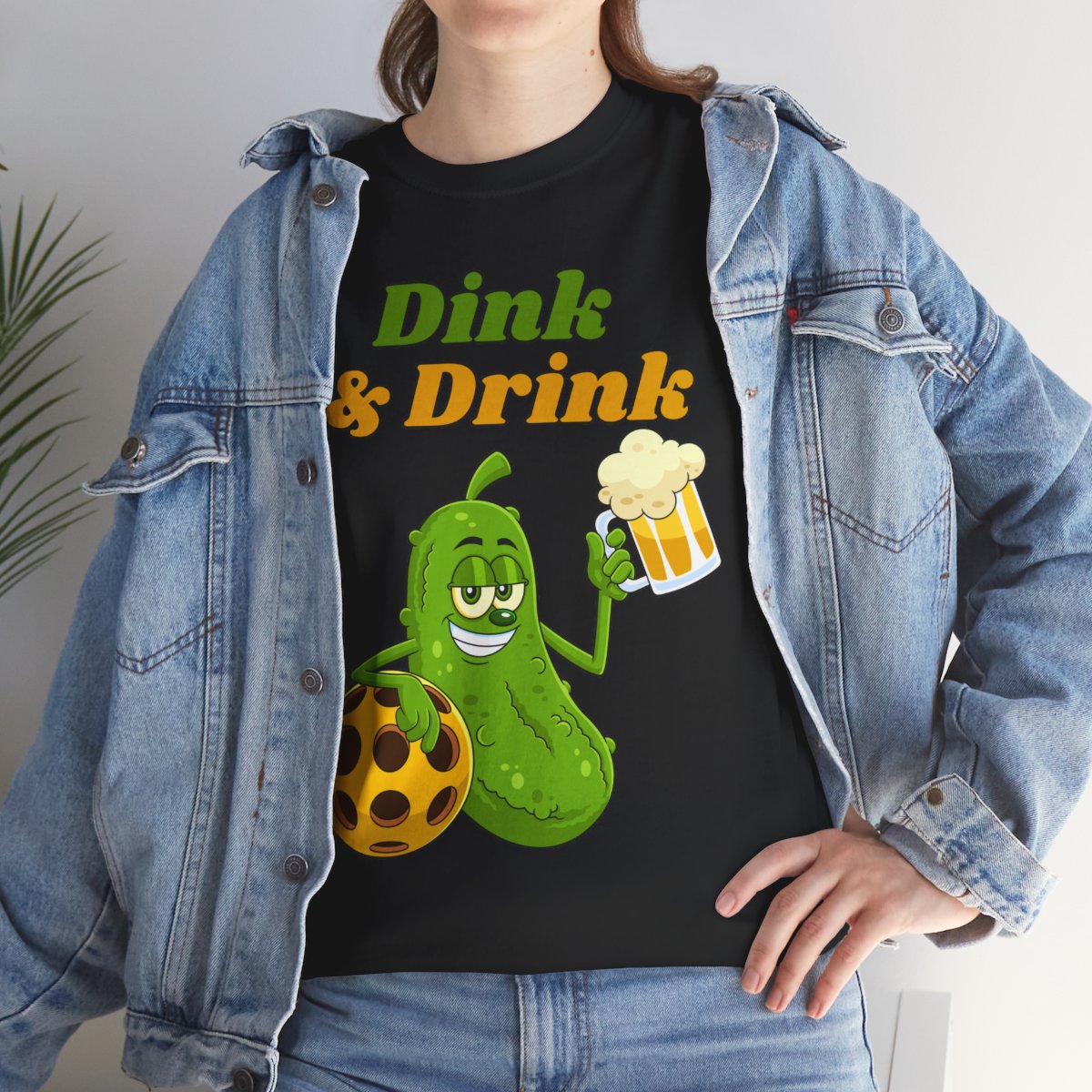 DINK & DRINK - Pickleball (Basic Tee)