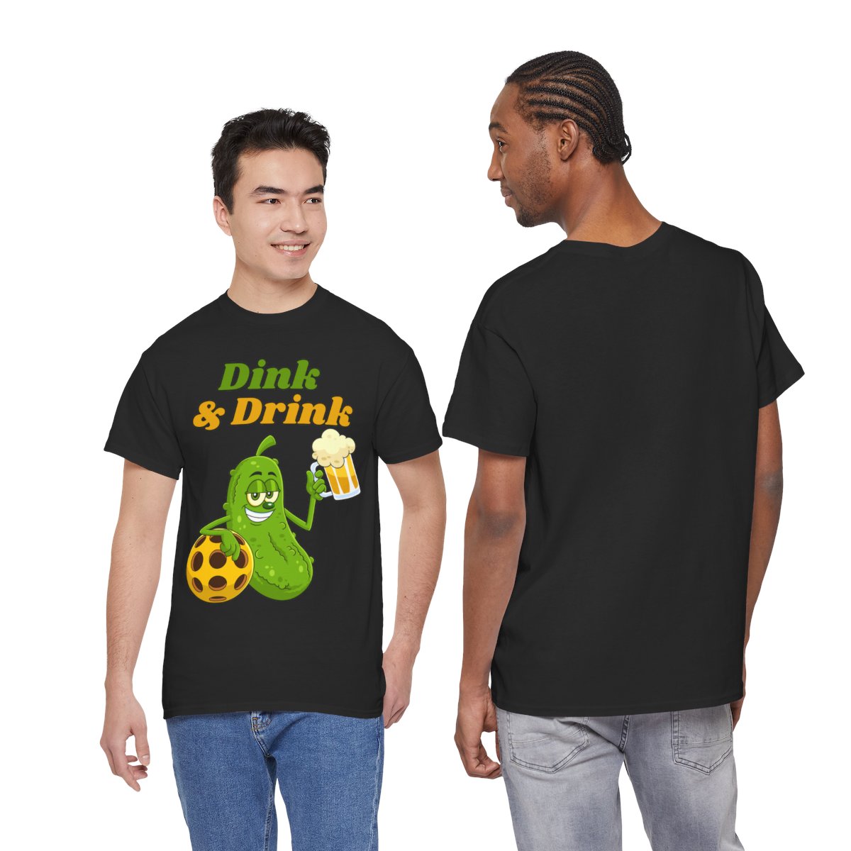 DINK & DRINK - Pickleball (Basic Tee)
