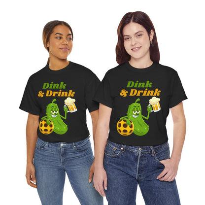 DINK & DRINK - Pickleball (Basic Tee)