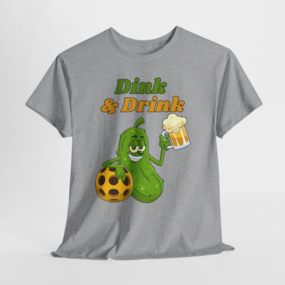 DINK & DRINK - Pickleball (Basic Tee)