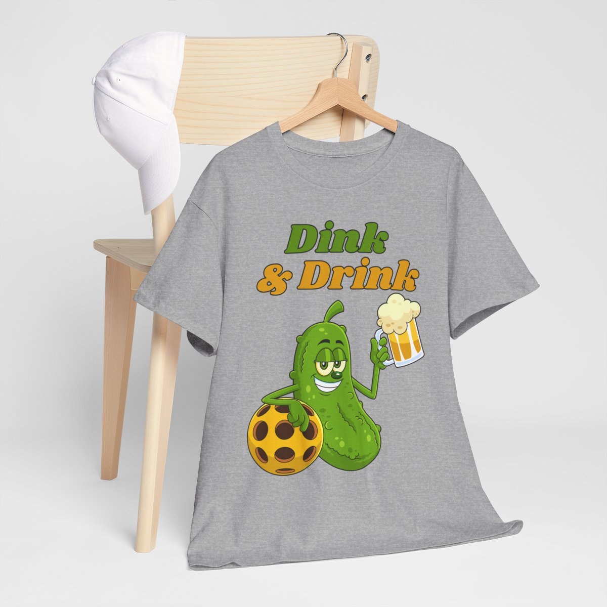 DINK & DRINK - Pickleball (Basic Tee)