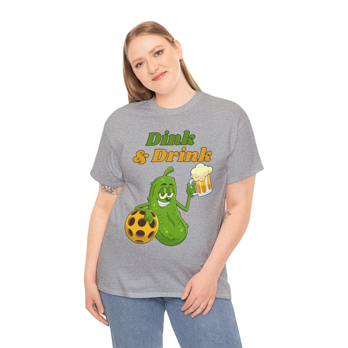 DINK & DRINK - Pickleball (Basic Tee)