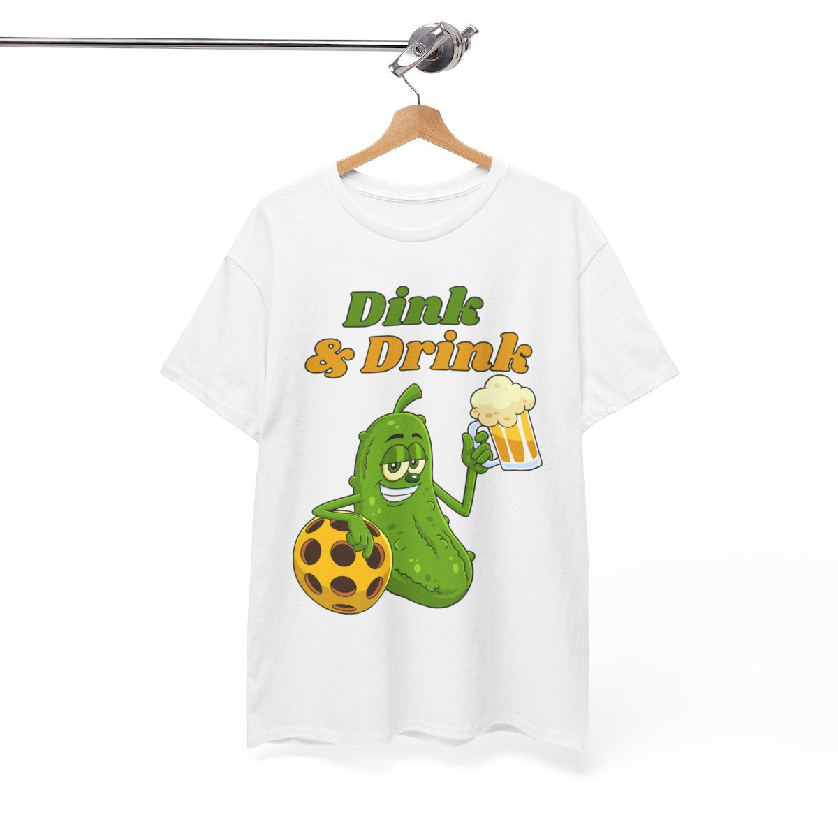 DINK & DRINK - Pickleball (Basic Tee)