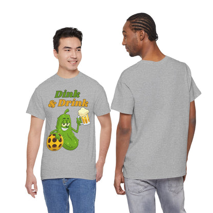 DINK & DRINK - Pickleball (Basic Tee)