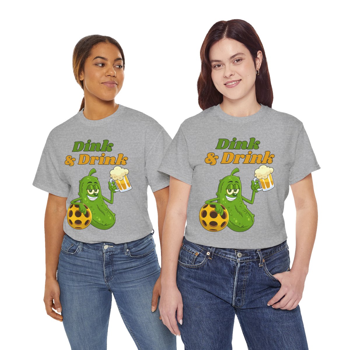 DINK & DRINK - Pickleball (Basic Tee)