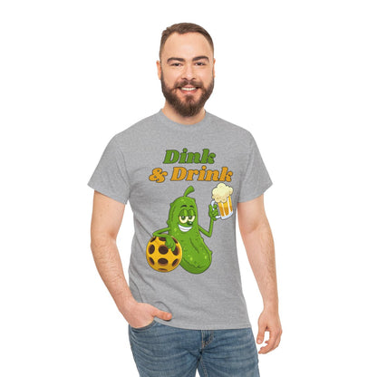 DINK & DRINK - Pickleball (Basic Tee)