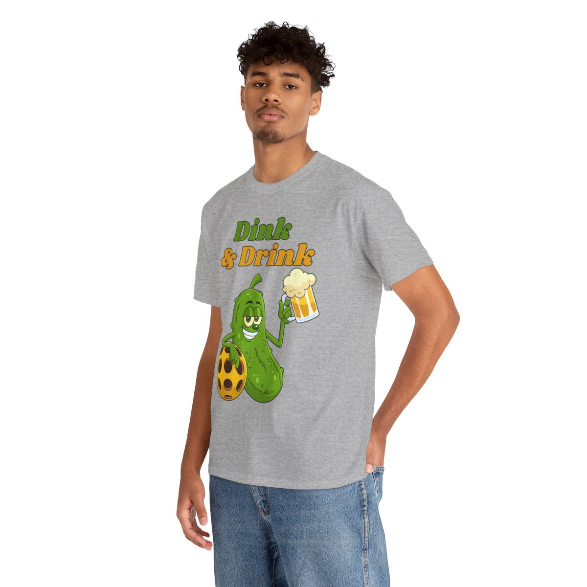 DINK & DRINK - Pickleball (Basic Tee)