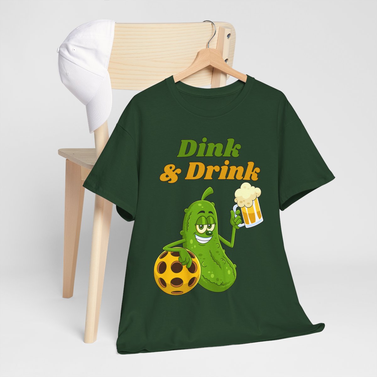 DINK & DRINK - Pickleball (Basic Tee)