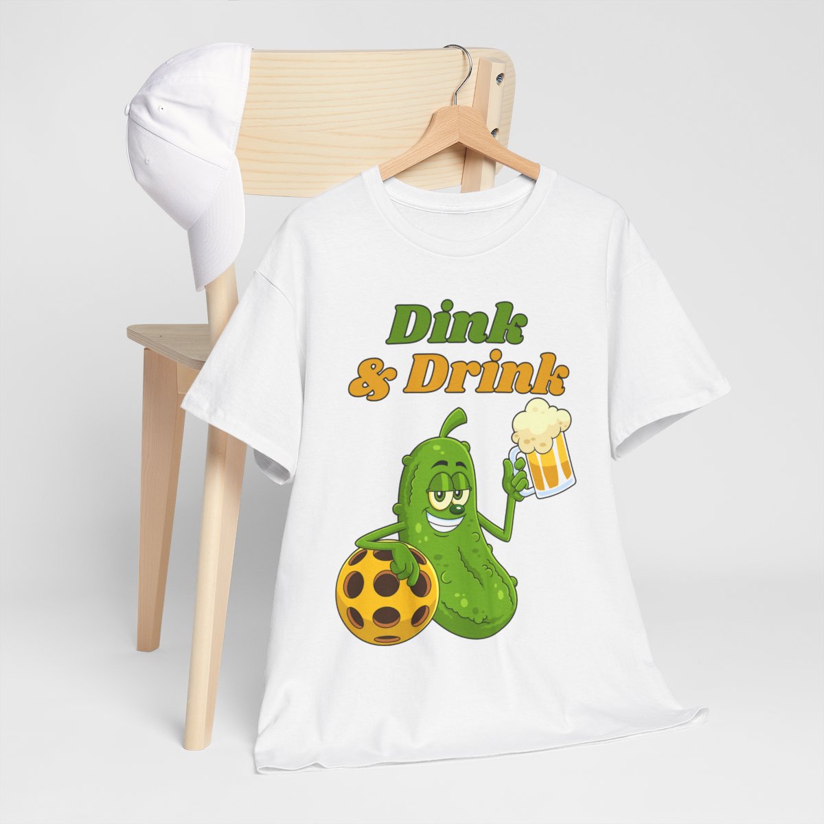 DINK & DRINK - Pickleball (Basic Tee)
