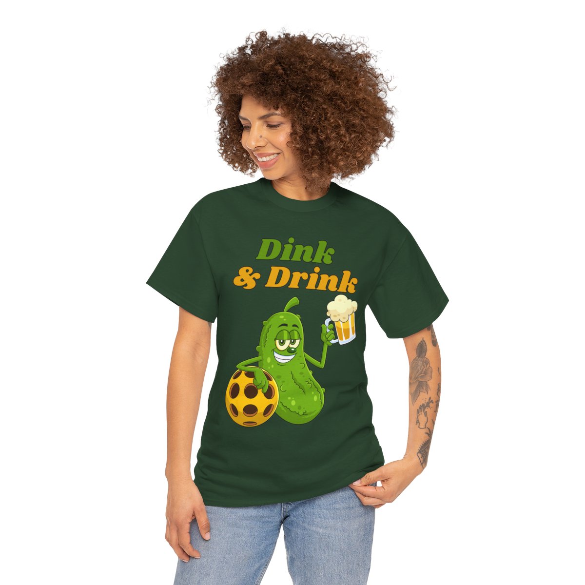 DINK & DRINK - Pickleball (Basic Tee)