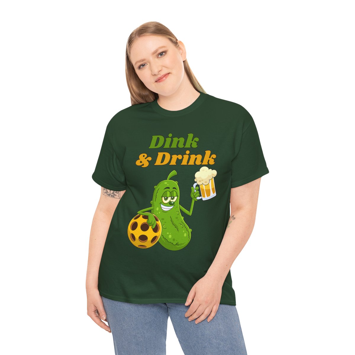 DINK & DRINK - Pickleball (Basic Tee)