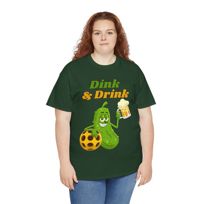 DINK & DRINK - Pickleball (Basic Tee)