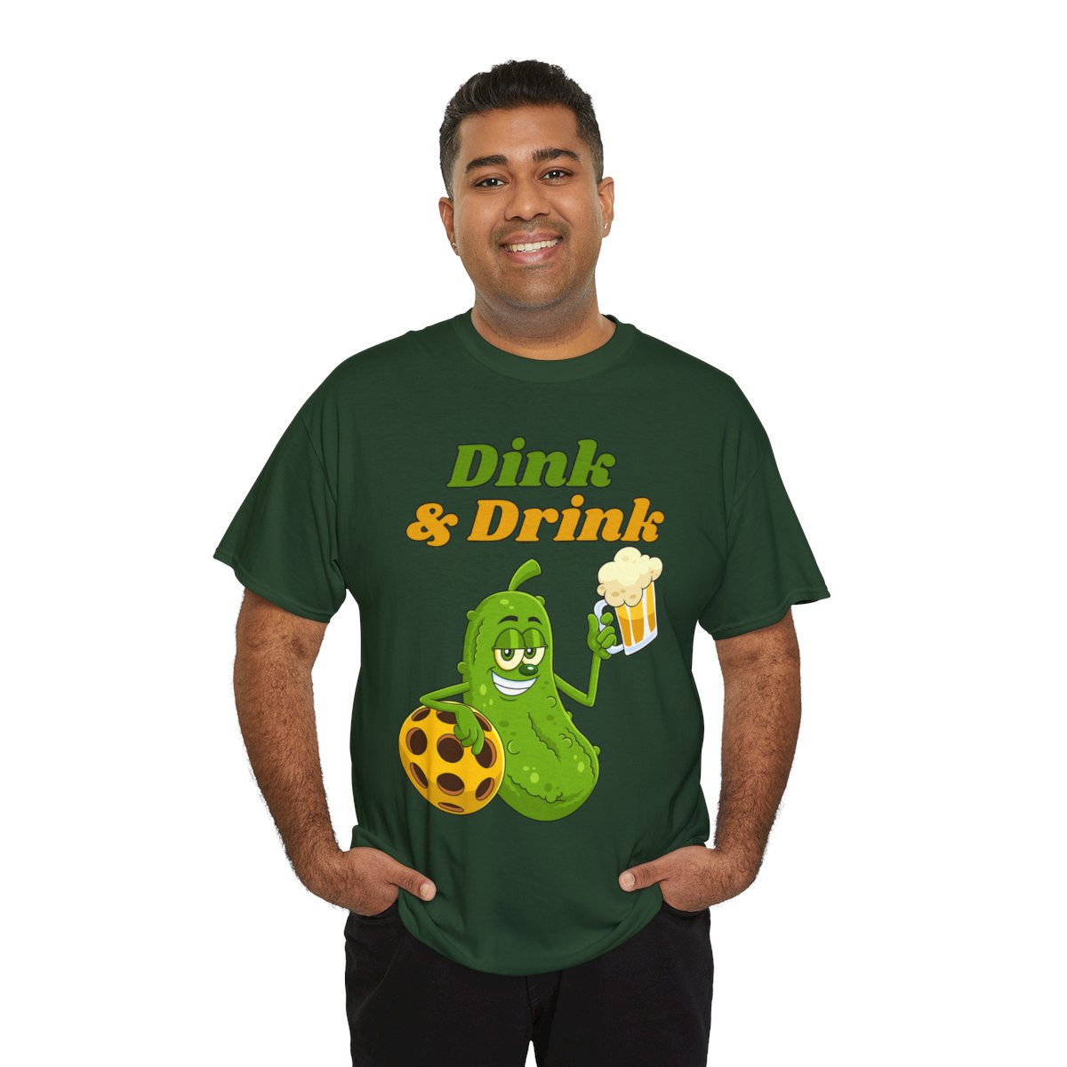 DINK & DRINK - Pickleball (Basic Tee)